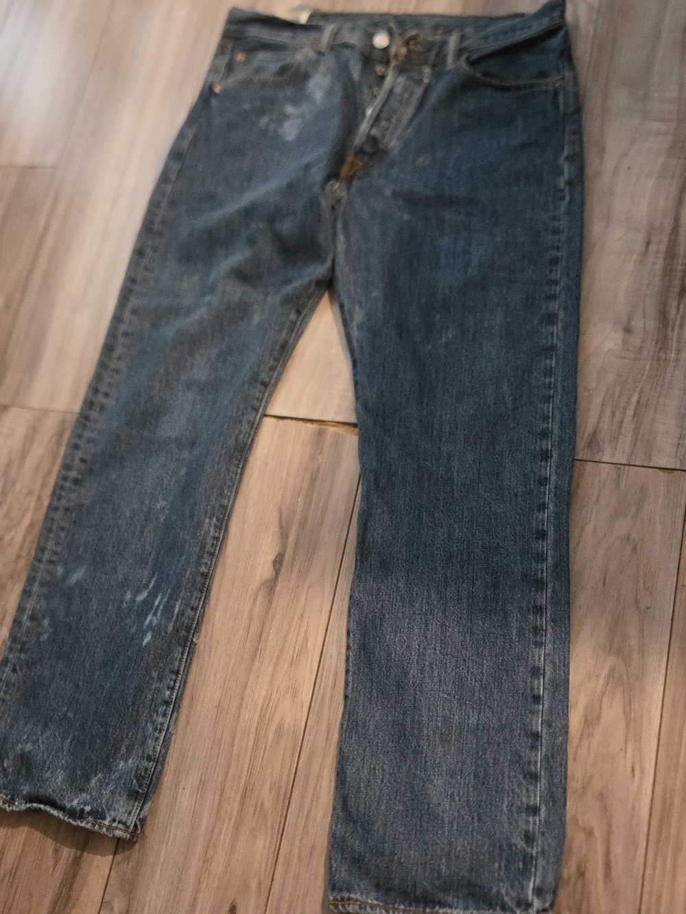 Levi's Men's Dark Blue Straight Jeans